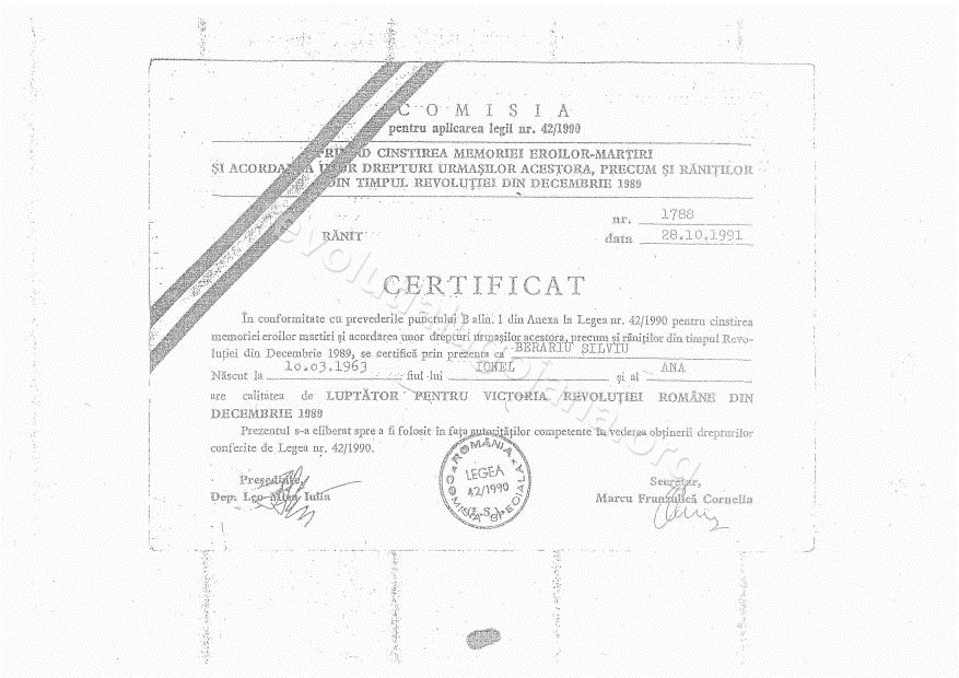 Certificat L42 B1