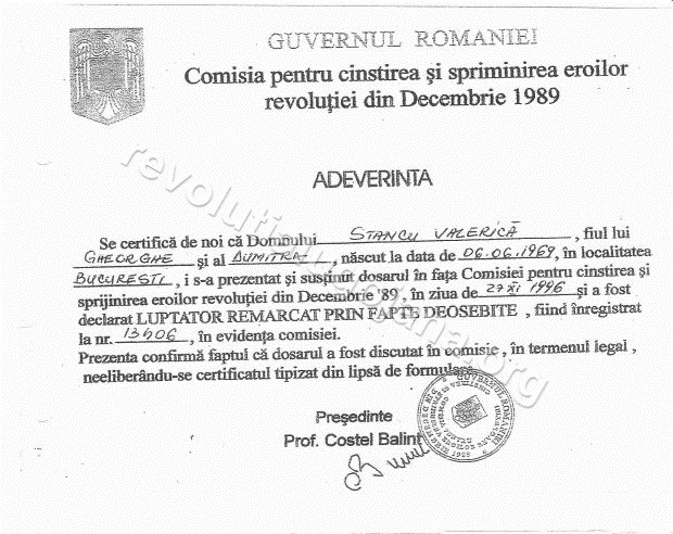 Adeverinta SSPR