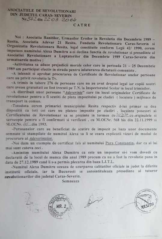 Asociatiile din Caras Severin