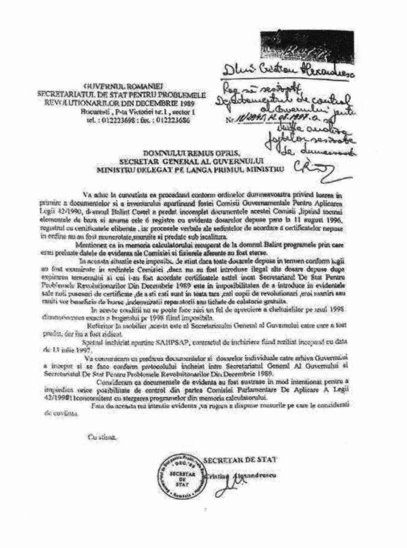Document comisia Balint