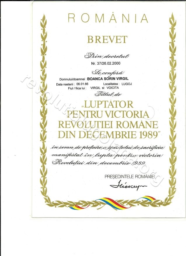 Brevet anul 2000